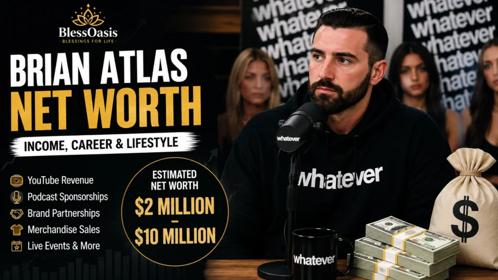 Brian Atlas hosting an episode of The Whatever Podcast