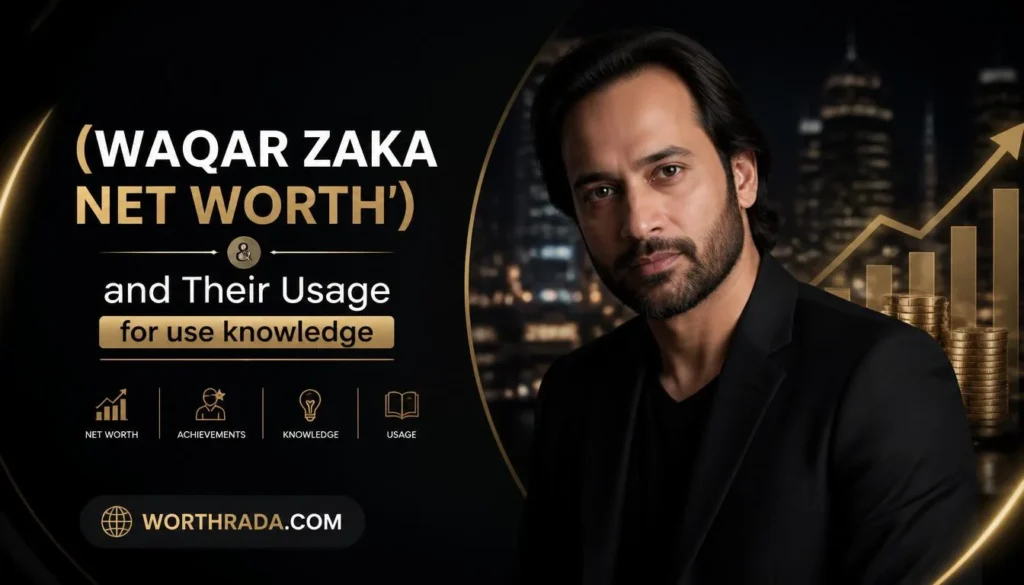 waqar zaka net worth